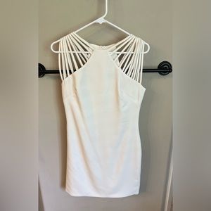 White cocktail dress